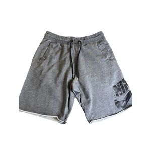 Nike Club Men's French Terry Gray Sweat Shorts Size M